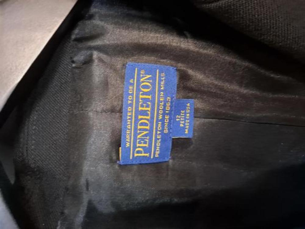 Pendleton Black 1 Button Blazer With Front And To… - image 2